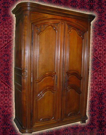 Louois XV Oak Armoire